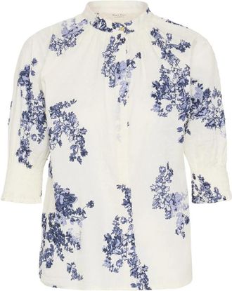 Part Two Aletta PW BL - Dames - Blouses - Veelkleurig - XS - Katoen - Overhemden