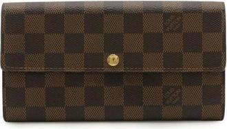Louis Vuitton Pre-owned Wallets, female, Brown, Size: ONE SIZE Pre-owned Canvas Wallet