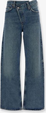 A Gold E Jeans in cotone rigenerativo con profili distressed - AGOLDE - gender_Woman