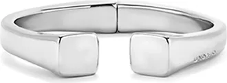 UNOde50 Rigid Sterling Silver-Plated Bracelet Smooth Finish and Square Shape at Nordstrom, Size X-Large