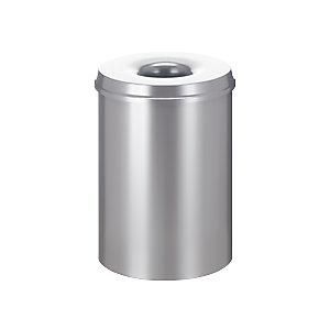 EKO V-part - Papelera De Seguridad Acero Autoextinguible Capacidad 30 L
