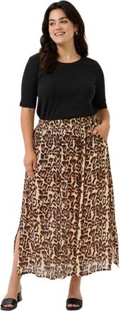 Kaffe Curve Maxi Rok - Dames - Maxi Rokken - Veelkleurig - 5XL - Rokken