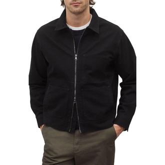 Reigning Champ Cotton Canvas Grounds Jacket in Black at Nordstrom, Size Xx-Large