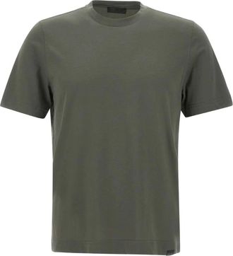 Diktat crew-neck short-sleeve T-shirt - men - Cotton - L - Green
