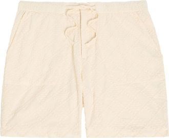 SMR Days Escobelle Embroidered Cotton Shorts - Beige - XL
