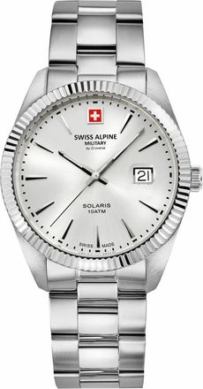 Swiss Alpine Military 7016.1132 Horloge - Heren - Accessoires - Grijs - Maat: ONE Size