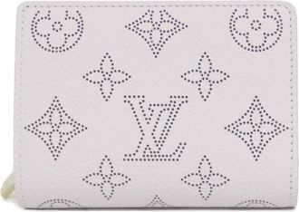 Louis Vuitton Purple Leather Wallet (Bi-Fold) (Pre-Owned)