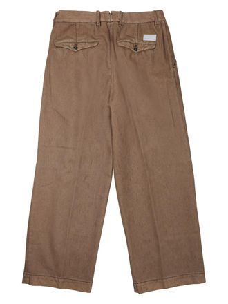 Nine In The Morning Cotton Trousers - Brown