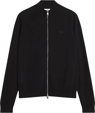 Maison Kitsuné wool cardigan - Black