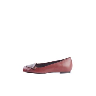 L'Arianna Two-Tone Flat Shoe - female - LARIANNA - Ballerina Shoes - Brown - 8 UK - Shoes