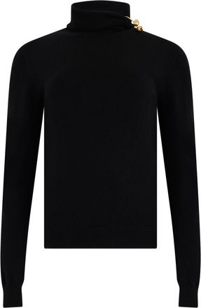 Alberta Ferretti Black Turtle Neck Sweater