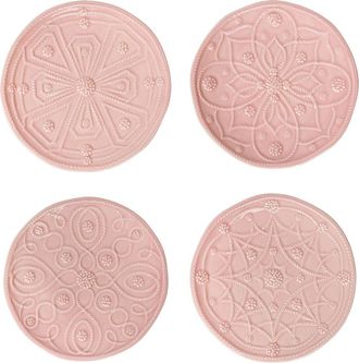 Juliska Jardins du Monde Set of 4 Side/Cocktail Plates in Blush at Nordstrom