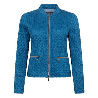 Moorer Light Jackets, female, Blue, Size: L Lightweight Jacket