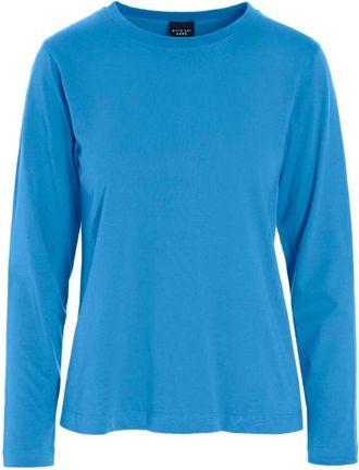 Bitte Kai Rand Enkel og l&aelig;kker basis bluse med lange &aelig;rmer - Dames - Longsleeves - Blauw - L - Katoen - Tops