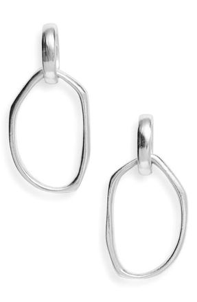 Karine Sultan Hoop Earrings in Silver at Nordstrom