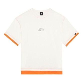 New Balance Sport Classic T-Shirt White Orange AMT22363-IV
