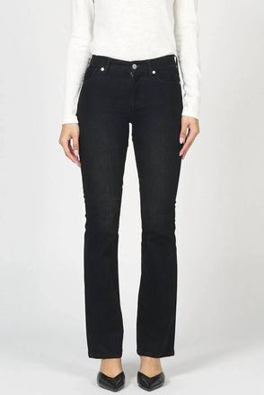Dear John Denim Jaxtyn Mid Rise Bootcut Jeans In Black
