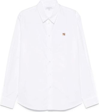 Maison Kitsuné Hombre, Camisas, Blanco, Talla: L