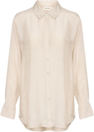 Cream Overhemden, Dames, Beige, XL, Blouses & Shirts