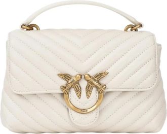 Pinko Love Lady Puff Mini - Dames - Handtassen - Wit - ONE Size - Tassen