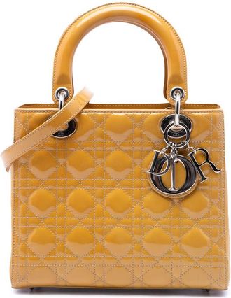 Dior Pre-owned Dior Medium Patent Cannage Lady Dior Ladies WW2Q97BSN3FXYWMH