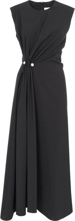 Mantù Womens Side Cinched Dress In Black