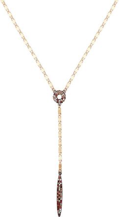 Vince Camuto Pavé Lariat Necklace in Gold Tone at Nordstrom Rack