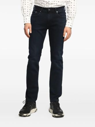 Karl Lagerfeld logo-plaque jeans - Blue