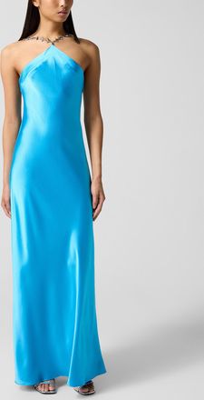 Staud Womens Cadence satiny long dress