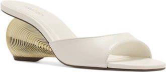Arezzo Leona Wedge Slide Sandal in Crema White at Nordstrom, Size 7.5