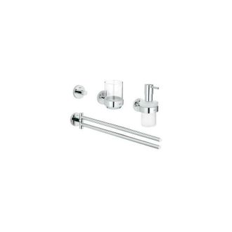 GROHE Juego De Ba&ntilde;o Essentials 4 En 1, Cromo (40846001) - Grohe