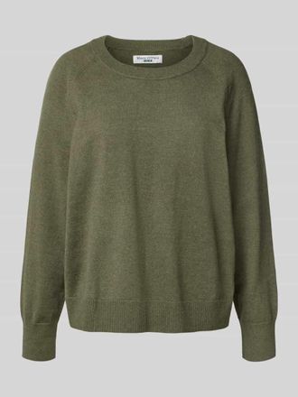 Marc O'Polo Denim Marc OPolo Denim Regular Fit Strickpullover aus Baumwoll-Mix in Khaki, Gr&ouml;&szlig;e S