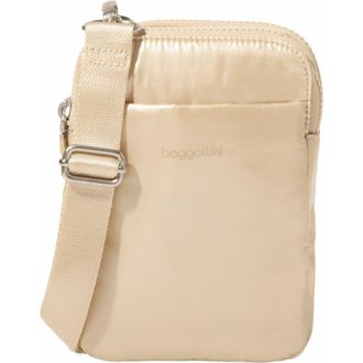 Baggallini Modern Take Two RFID Crossbody Bag in Champagne Puff at Nordstrom