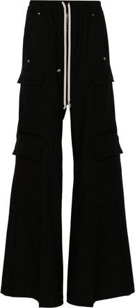 Rick Owens Cargobelas trousers - women - RWS Virgin Wool - 42 - Black