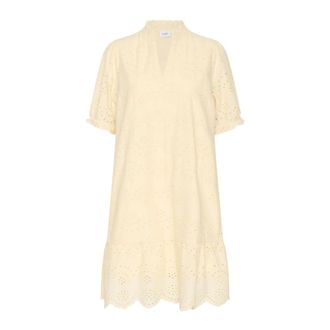 Saint Tropez Geleksa SZ Dress - Dames - Korte kleedjes - Geel - XS - Kleedjes