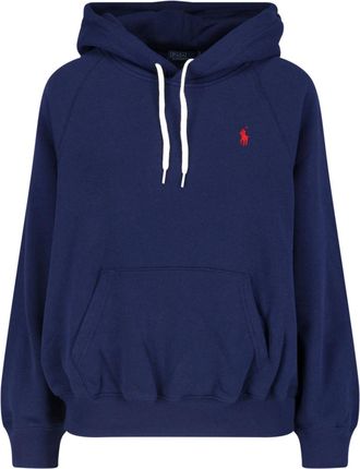 Polo Ralph Lauren Navy Cotton Logo Hoodie