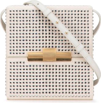 Bottega Veneta Pre-owned Bottega Veneta Crystal Embellished Canvas Daisey Crossbody Ladies DVTDQ6OOR8SQ7NUE