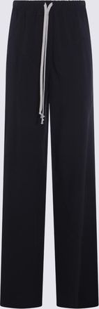Rick Owens Black Cotton Pants