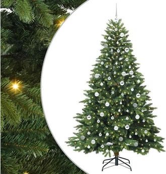 vidaXL &Aacute;rbol De Navidad Artificial Con 300 Led Verde 210 Cm Pe Y Pvc Vidaxl