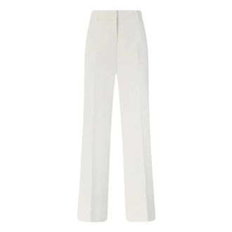 Simona Corsellini Dames, Broeken, Beige, Maat: S