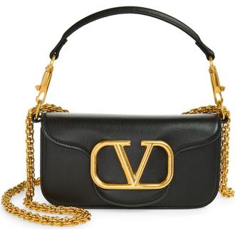 Valentino Garavani Small Loc&ograve; Shoulder Bag in Nero at Nordstrom