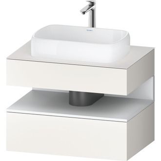 Duravit Duravit - Qatego Consola Mueble Bajo Lavabo, 1 Extra&iacute;ble, 1 Caj&oacute;n