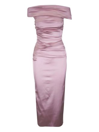 Talbot Runhof Satijnen jurk - Roze