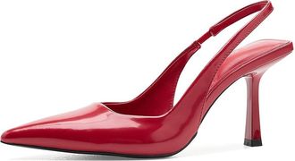 Anne Klein Itzy Womens Shoes Red : 8.5 M, Leather