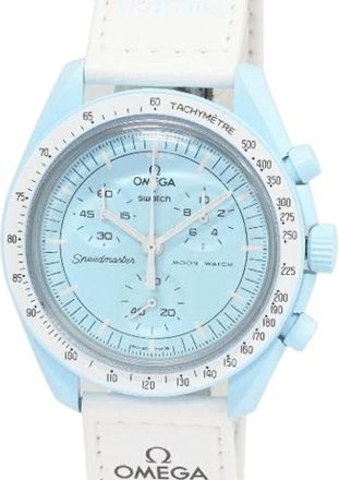 Omega Pre-owned Watches, male, Blue, Size: ONE SIZE Pre-owned Speedmaster BioCeramic