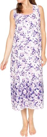 Cyberjammies Nora Rose Vivien 1636 Womens White Floral Cotton Nightdress 8