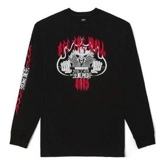 Vans X One Piece Long Sleeve T-Shirt Black VN00005WBLK
