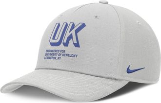 Nike Kentucky On-Field Primetime Rise Nike Mens College Adjustable Hat in Grey | NC960BBNKY-9G9