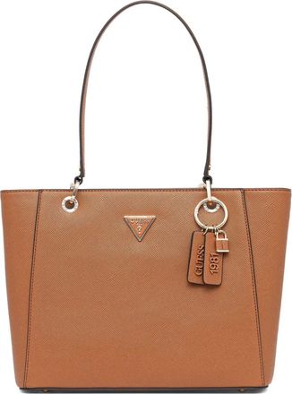 Guess Co Noelle II logo-charm tote bag - women - Polyurethane - One Size - Brown
