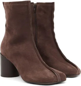 Maison Margiela Suede Anatomic Toe Ankle Boot - Brown